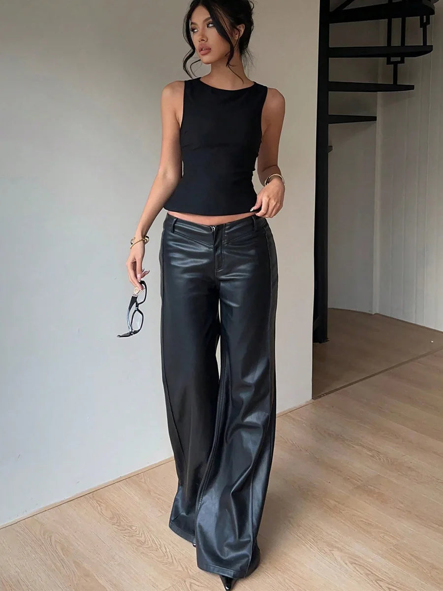 Bow Detail Y2K Crop Tank Top
